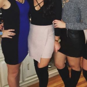 Lulu’s Nude Wrap Skirt